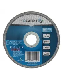 Disc abraziv, Hogert HT6D616, pentru inox, 125 mm, 80 m/s