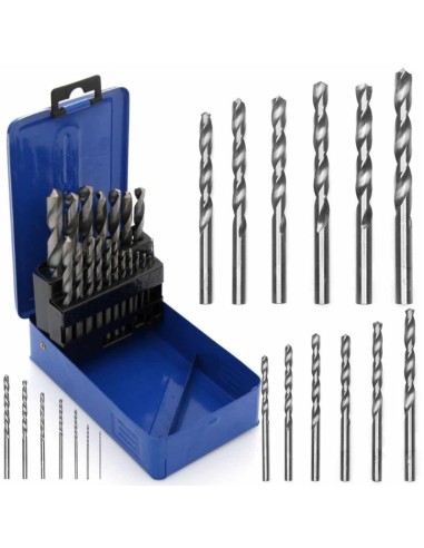 Set burghie pentru metal, Tagred TA1315, 1-10 mm, 19 piese