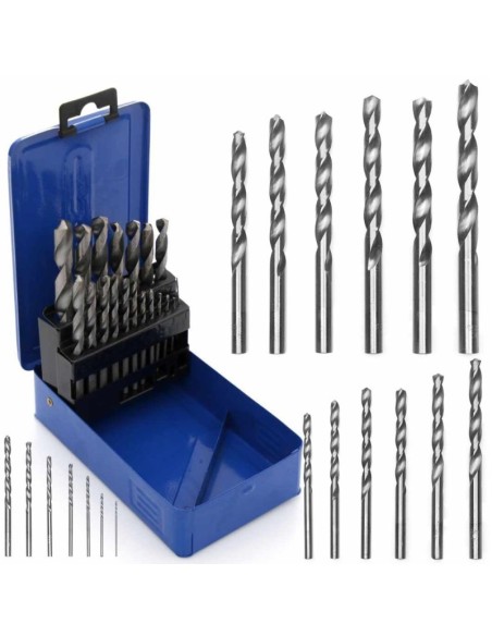 Set burghie pentru metal, Tagred TA1315, 1-10 mm, 19 piese