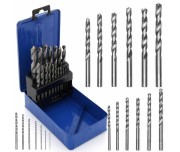 Set burghie pentru metal, Tagred TA1315, 1-10 mm, 19 piese