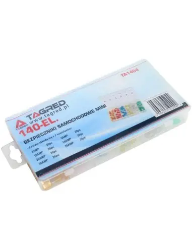 Set 140 sigurante auto, Tagred TA1404, 3A-30A