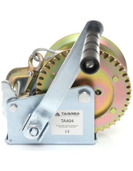 Traoliu manual, Tagred TA404, 453 kg, 1000 lbs, funie 10 m Traoliu manual, Tagred TA404, 453 kg, 1000 lbs, funie 10 m
