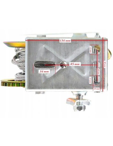 Traoliu manual, Tagred TA404, 453 kg, 1000 lbs, funie 10 m Traoliu manual, Tagred TA404, 453 kg, 1000 lbs, funie 10 m