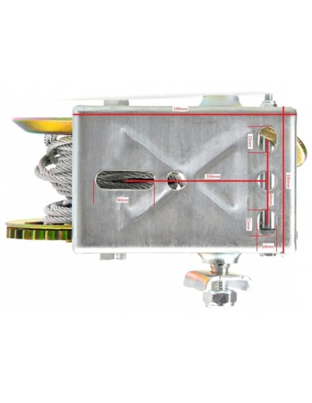 Troliu manual, Tagred TA407, 1588 kg, 3500 LBS, 10 m Troliu manual, Tagred TA407, 1588 kg, 3500 LBS, 10 m