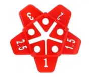 Distantiere gresie/faianta, Tagred TA4128, 50 piese, 1-3 mm