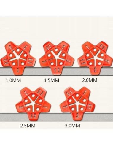 Distantiere gresie/faianta, Tagred TA4128, 50 piese, 1-3 mm