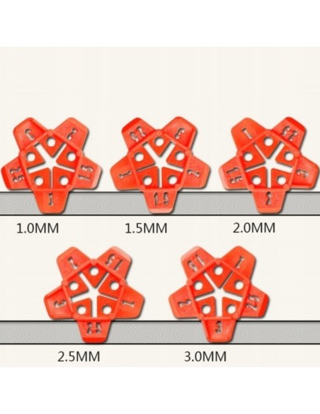 Distantiere gresie/faianta, Tagred TA4128, 50 piese, 1-3 mm