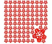 Distantiere gresie/faianta, Tagred TA4128, 50 piese, 1-3 mm