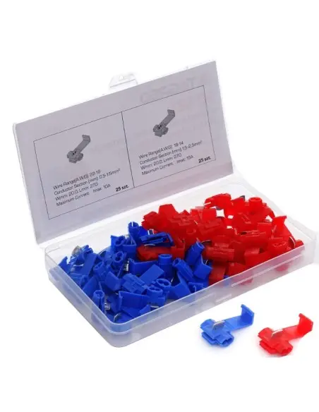 Conectori pentru conductori electrici, Tagred TA4164, 50 piese Conectori pentru conductori electrici, Tagred TA4164, 50 piese