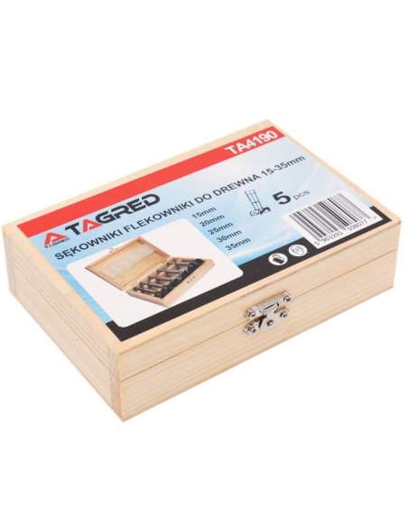 Set 5 freze, Tagred TA4190, pentru lemn, 15-35 mm