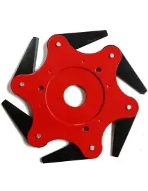 Disc motocoasa, Tagred CZ0026, cu 6 dinti pliabili, 25.4 mm