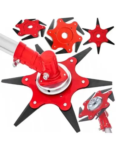 Disc motocoasa, Tagred CZ0026, cu 6 dinti pliabili, 25.4 mm