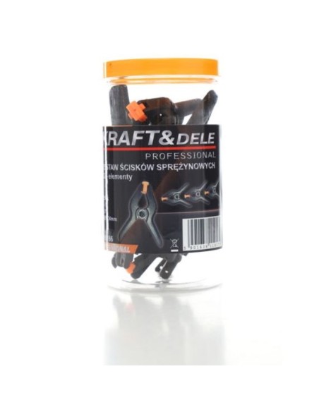 Set cleme cu arc, Kraft&Dele KD10186, 2/3' Set cleme cu arc, Kraft&Dele KD10186, 2/3'