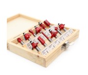 Set freze pentru lemn, Kraft&Dele KD10282, 8 mm, 12 piese