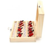 Set freze pentru lemn, Kraft&Dele KD10282, 8 mm, 12 piese