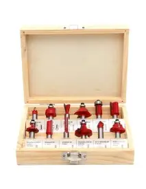 Set freze pentru lemn, Kraft&Dele KD10282, 8 mm, 12 piese