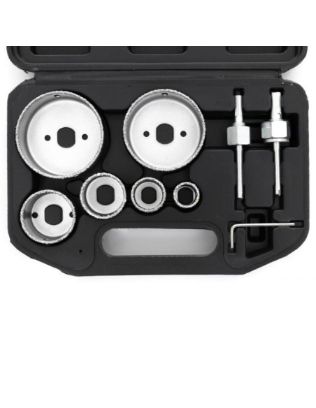 Set carote, Kraft&Dele KD10285, 22-73 mm, 9 piese