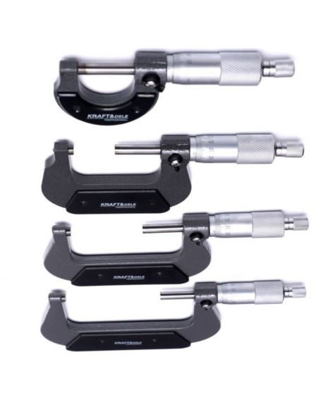Set micrometre, Kraft&Dele KD10443, 0-100mm Set micrometre, Kraft&Dele KD10443, 0-100mm