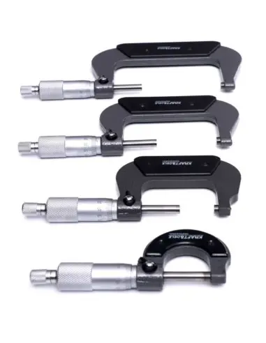 Set micrometre, Kraft&Dele KD10443, 0-100mm