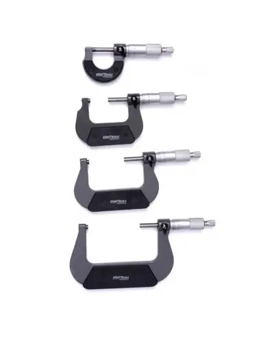 Set micrometre, Kraft&Dele KD10443, 0-100mm