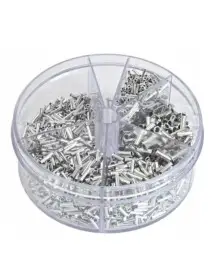 Set mansoane cabluri, Kraft&Dele KD10495, 1900 piese, 0,5 - 2,5 mm²