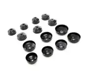 Trusa chei filtru de ulei, Kraft&Dele KD10500, 15 piese, cu adaptor