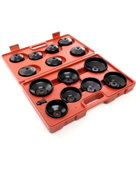 Trusa chei filtru de ulei, Kraft&Dele KD10500, 15 piese, cu adaptor Trusa chei filtru de ulei, Kraft&Dele KD10500, 15 piese, cu adaptor
