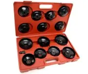 Trusa chei filtru de ulei, Kraft&Dele KD10500, 15 piese, cu adaptor
