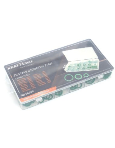 Set 270 garnituri din cauciuc, Kraft&Dele KD10506, 18 dimensiuni Set 270 garnituri din cauciuc, Kraft&Dele KD10506, 18 dimensiuni