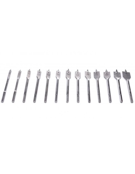 Set burghie plate, Kraft&Dele KD10549, 13 piese, 6-25 mm Set burghie plate, Kraft&Dele KD10549, 13 piese, 6-25 mm