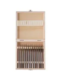 Set burghie plate, Kraft&Dele KD10549, 13 piese, 6-25 mm