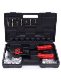 Cleste pentru nituit, Kraft&Dele KD10556, 110 piese, M3 - M10