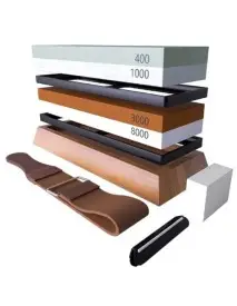 Piatra ascutit cutite, Kraft&Dele KD10576, granulatii diferite