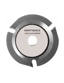 Disc de taiere lemn 125 mm, 3 dinti, 12000 rpm, Kraft&Dele KD1059