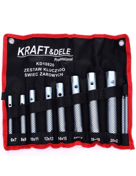 Set chei bujii incandescente, Kraft&Dele KD10820, 10 piese