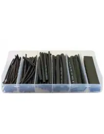 Set tuburi termocontractabile, Kraft&Dele KD10919, 100 piese, 6 dimensiuni