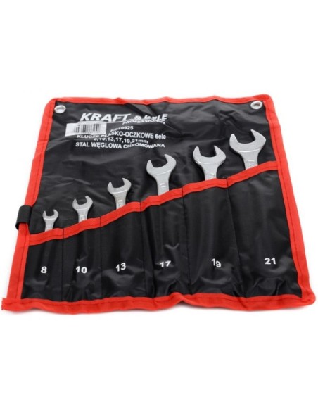 Set 6 chei fixe combinate, Kraft&Dele KD10925, 8-21 mm Set 6 chei fixe combinate, Kraft&Dele KD10925, 8-21 mm