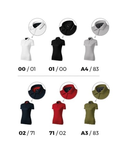 Tricou polo pentru dama, Grand 269, Malfini Tricou polo pentru dama, Grand 269, Malfini