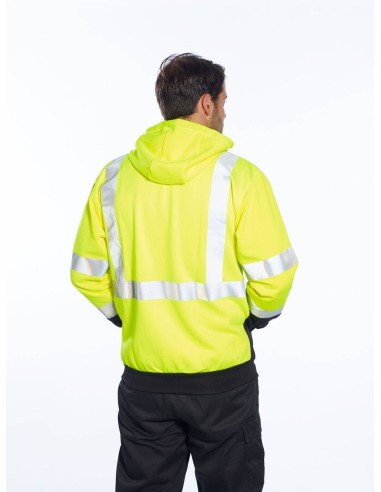 Hanorac Hi-Vis Bicolor cu Fermoar