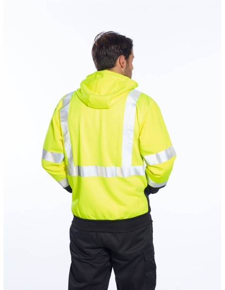 Hanorac Hi-Vis Bicolor cu Fermoar