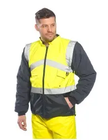 Jacheta Hi-Vis 2 Tonuri Reversibila