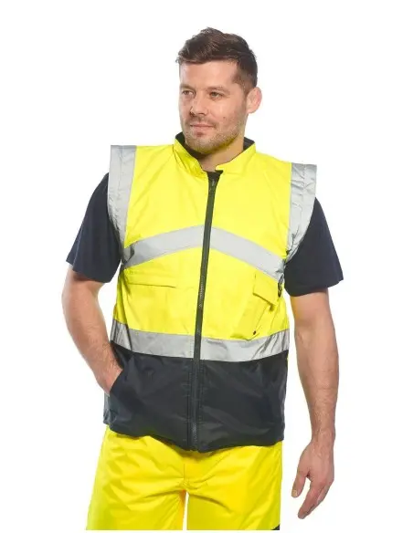 Jacheta Hi-Vis 2 Tonuri Reversibila Jacheta Hi-Vis 2 Tonuri Reversibila