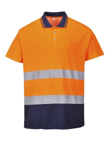 Tricou Polo Bumbac Confort Bicolor
