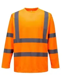 Tricou cu Maneci Lungi Hi-Vis