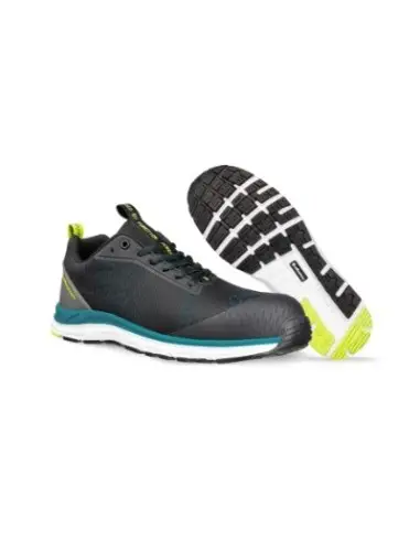 Pantofi unisex, AER55 IMPULSE BLACK BLUE LOW S24, Malfini