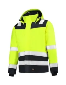 Jacheta de lucru unisex, Midi Parka High Vis Bicolor T51, Malfini