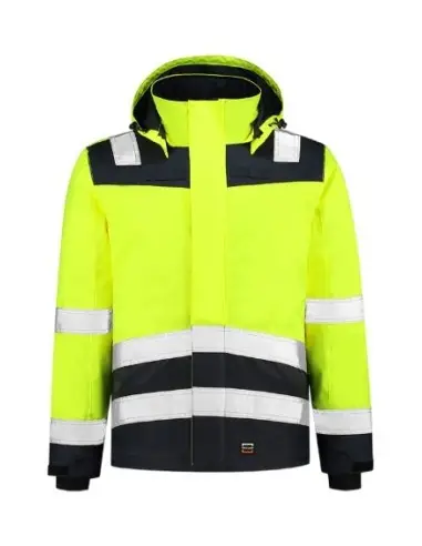 Jacheta de lucru unisex, Midi Parka High Vis Bicolor T51, Malfini