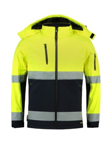 Jacheta softshell unisex, Bi-color EN ISO 20471 Softshell T52, Malfini
