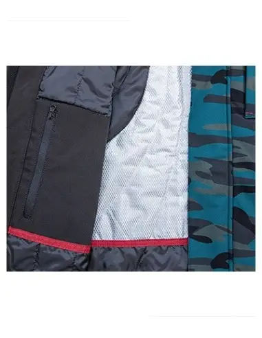 Jachetă softshell de iarnă pentru bărbaţi, Vertex Camo W56, Malfini