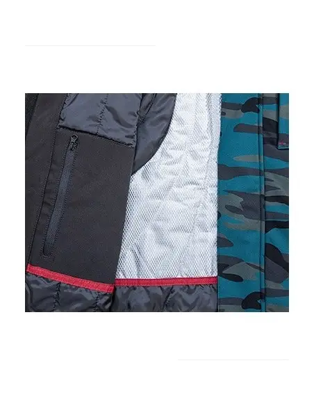 Jachetă softshell de iarnă pentru bărbaţi, Vertex Camo W56, Malfini